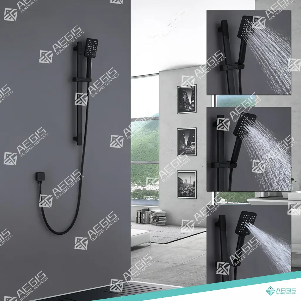 2216611-HS1 - RECTANGULAR HAND SHOWER BLACK