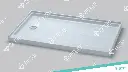 22102.1.4-ABC4836 - SIDE DRAIN SINGLE THRESHOLD SHOWER BASE WITH ANTI-SLIP TEXTURED SURFACE - L48 X W36 INCH