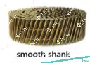 11711 - COIL NAILS 3 INCH 0.120 GAUGE, ELECTRO GALVANIZED, SMOOTH SHANK
