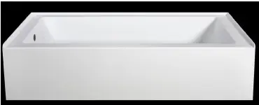 220901 - DROP IN ACRYLIC BATHTUB THREE SIDE SKIRT FLAT