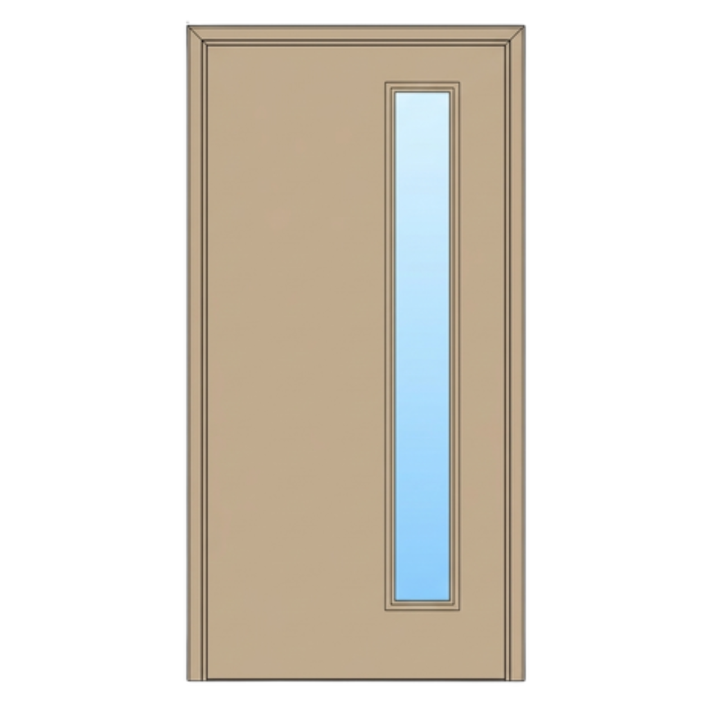 LITE SIDE EXTERIOR DOOR 20 MINUTE FIRE RATING
