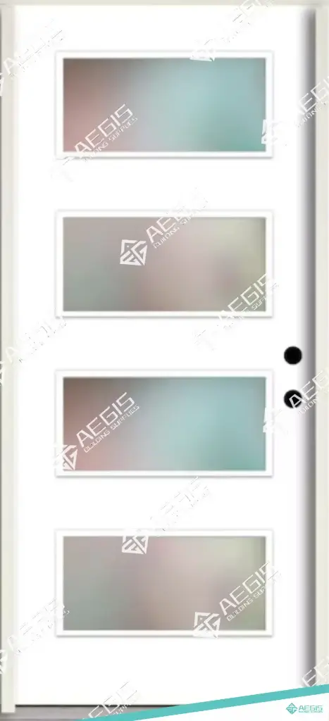 8407 - 5 LITE - SINGLE - WOOD EXTERIOR DOOR