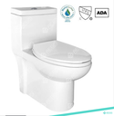 ONE PIECE ELONGATED TOILET