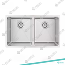 HANDMADE STAINLESS STEEL DOUBLE BOWL KITCHEN SINK