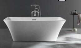 FREE STANDING BATHTUB ROUNDED SQUARE