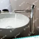 221903 - SINGLE HOLE SMALL ROUND BATHROOM FAUCET STRAIGHT SPOUT