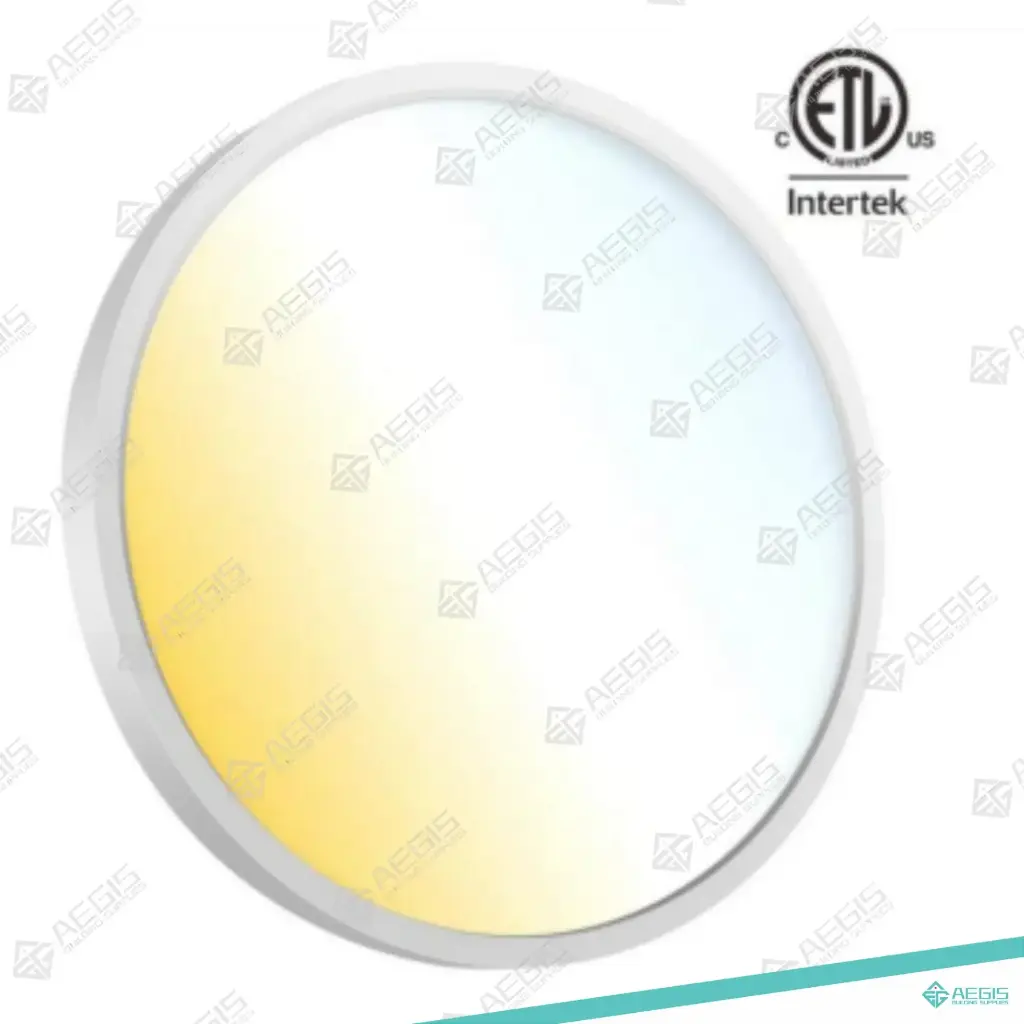 264111-YGCL010O30R3C - 15 INCH 3CCT 30W LED FLUSH MOUNT CEILING LIGHT