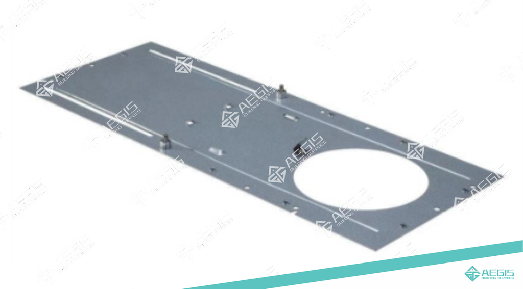 LED POT LIGHT HOUSING PLATE WITH LIP