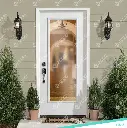 841.1.1 - FULL LITE - SINGLE - WOOD EXTERIOR DOOR (WITH GLASS) 20 MINUTE FIRE RATING W36 X H80 INCH LEAF RO W38 X H82 INCH